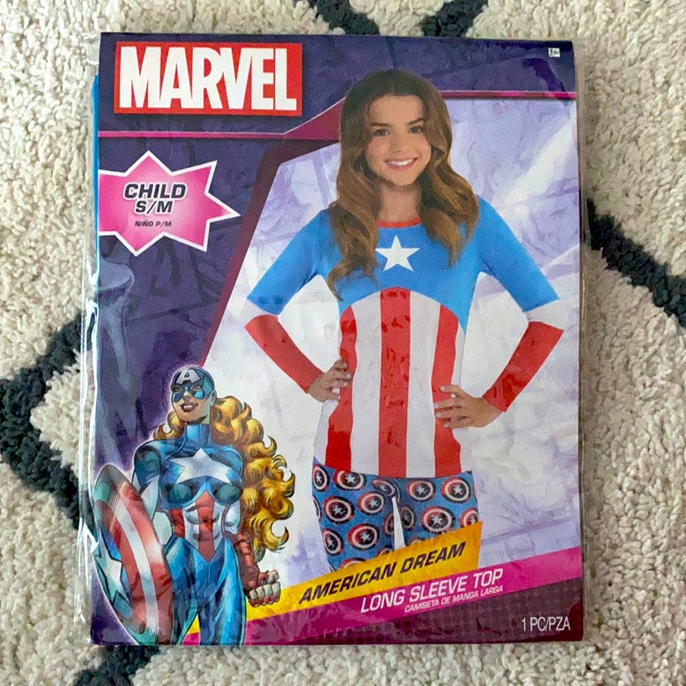 Marvel America Dream Long Sleeve Top